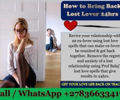 Simple Love Spells That Will Make Your Ex-Lover Come Back Immediately Call / WhatsApp +27836633417